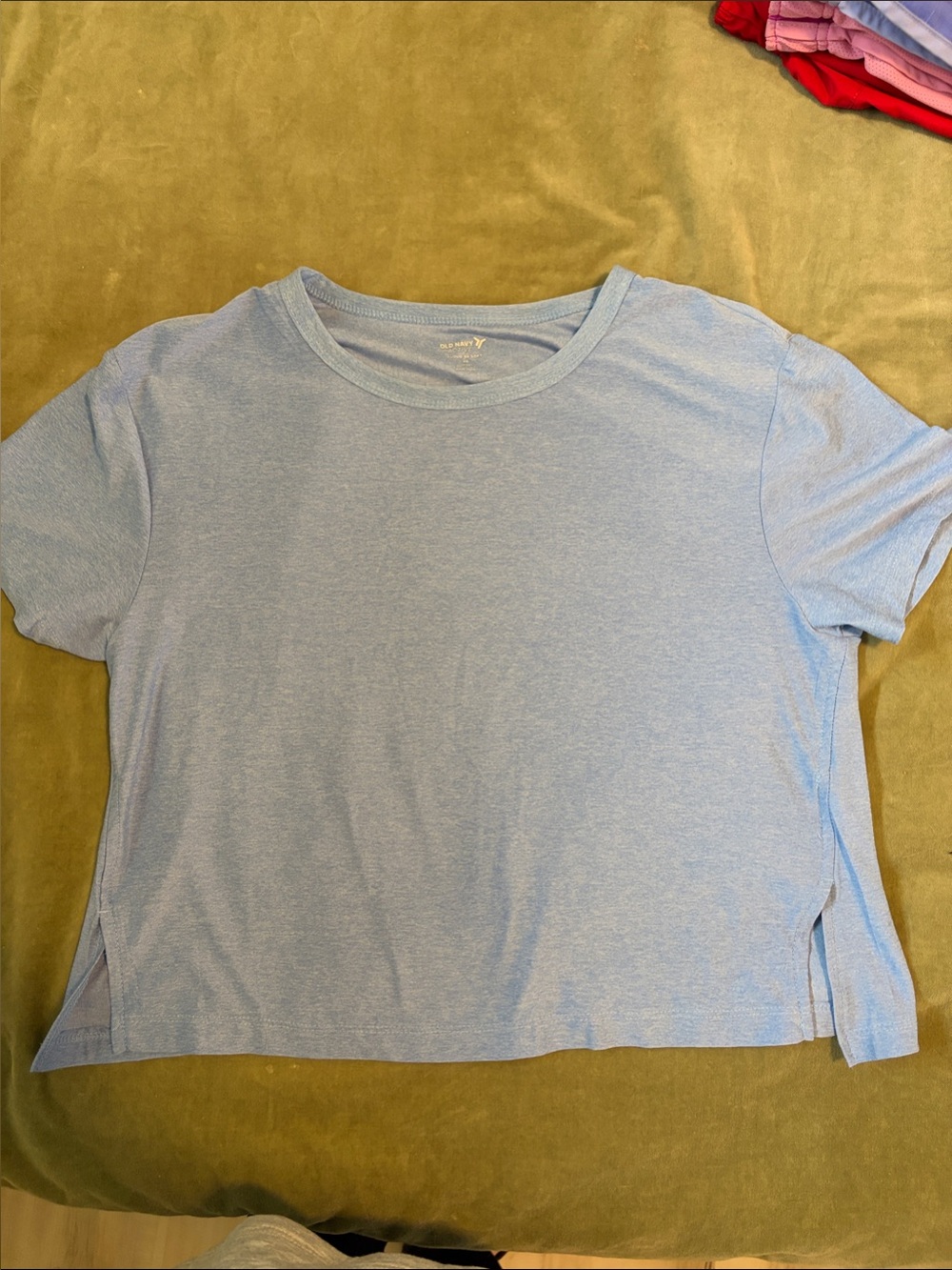 Old Navy Active Cloud 94 Soft Light Blue Short Sleeve